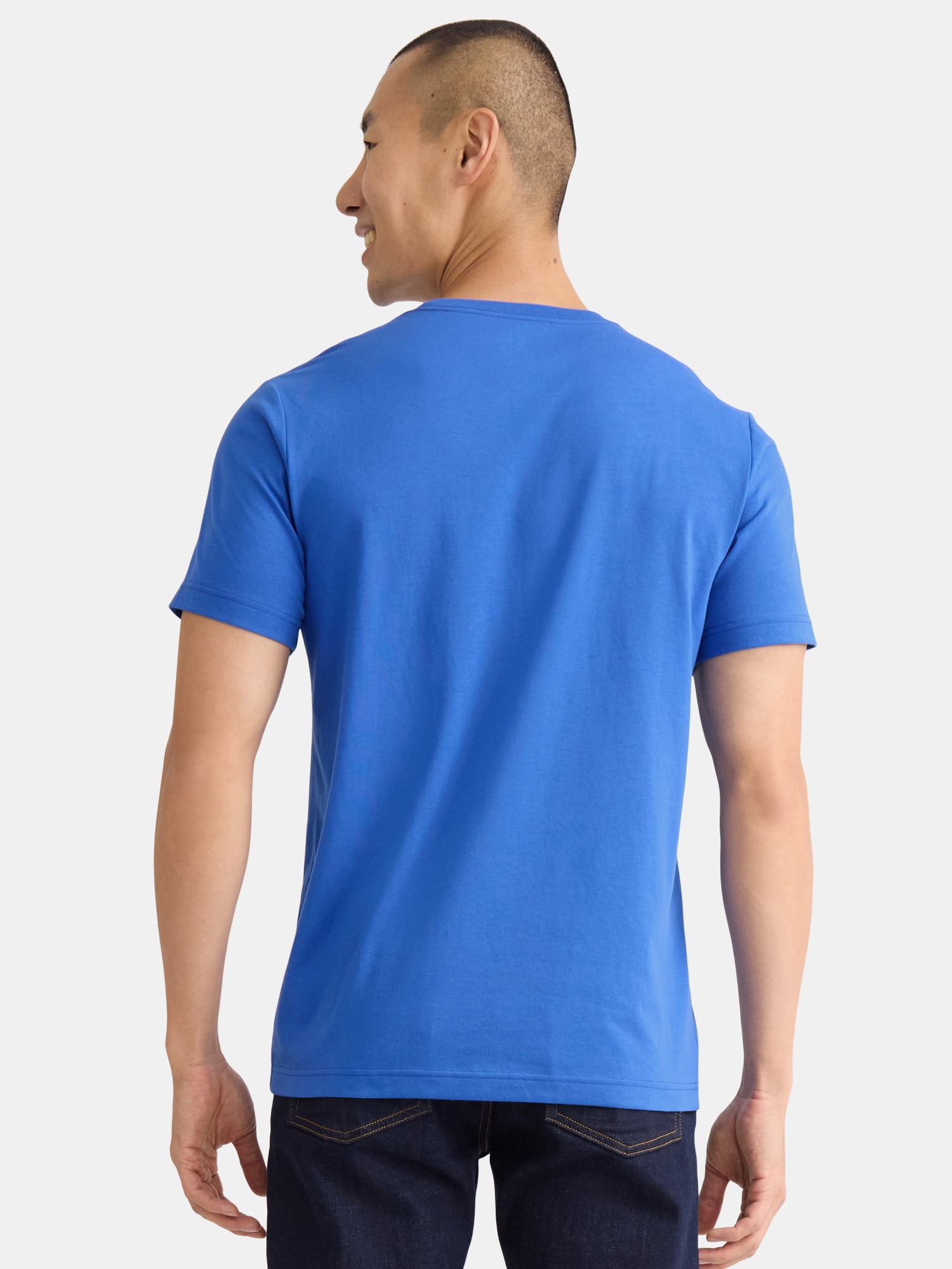 George Men's and Big Men's Classic Fit Crewneck Tee with Short Sleeves, Sizes XS-3XL