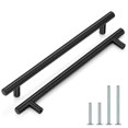 thumbnail image 1 of Empuñaduras de bar Probrico de Cabinet Pulls de 25,5 cm, color negro, paquete de 10, 1 of 7