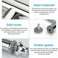 thumbnail image 2 of Set of 2 145mm Chrome Shower Door Handle - Transparent, 2 of 5