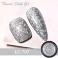 thumbnail image 1 of LILYCUTE, 3 uds., esmalte de uñas de Gel de hilo de concha, patrón de hilo de concha de perla brillante 3D para manicura, barniz de uñas de Gel UV DIY zhangmengya  LED, 1 of 2