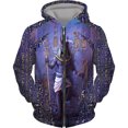 thumbnail image 3 of Sudadera con capucha y cremallera con estampado 3D del antiguo Egipto Ojo de Horus para hombre, sudaderas informales de manga larga con estampado de faraón, sudaderas holgadas, 3 of 5