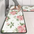 thumbnail image 2 of Kitchen Rugs Sets Of 2,Pioneer Flower Floral Print Pattern Anti Fatigue Kitchen Mat Rugs Non Slip Washable,Decorative Kitchen Floor Mats for Kitchen,Sink,Laundry,17"x47"+17"x47", 2 of 5