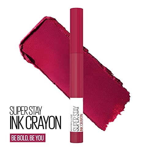 Lápiz Labial SuperStay Ink Matte 120, 0.04 Oz, Duración Larga con sacapuntas integrado