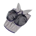 thumbnail image 4 of Funda para cabeza ecuestre transpirable con orejas, protección solar, estilo granja, profesional, de verano, fácil de usar, 4 of 8