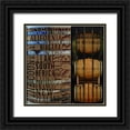 thumbnail image 1 of Wolk, Lisa 12x12 Black Ornate Wood Framed with Double Matting Museum Art Print Titled - Wines Around the World, 1 of 4