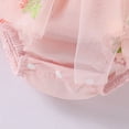 thumbnail image 5 of Infant Baby Girl Mesh Romper Dress with Headband Princess Outfit Photoshoot Clothing for 1-18 Months, 5 of 5