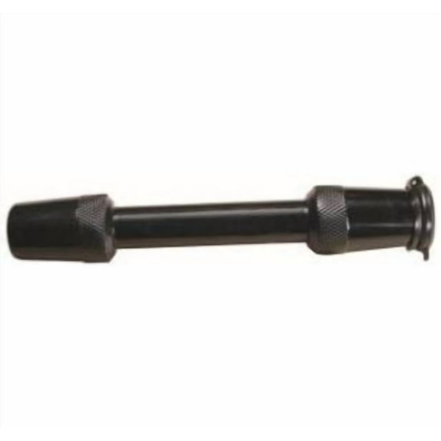 Trimax Locks Trailer Hitch Pin T5BLACK Barbell Type; 5/8 Inch Diameter; 3-1/2 Inch Span; Use With Class V Hitch; With Keyed Lock; With Dust Cover; Single; Black Epoxy Powder Coated