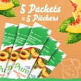 thumbnail image 6 of Crystal Light Pure Peach Iced Tea Naturally Flavored Powdered Drink Mix with No Artificial Sweeteners, 5 ct Pitcher Packets, 6 of 16