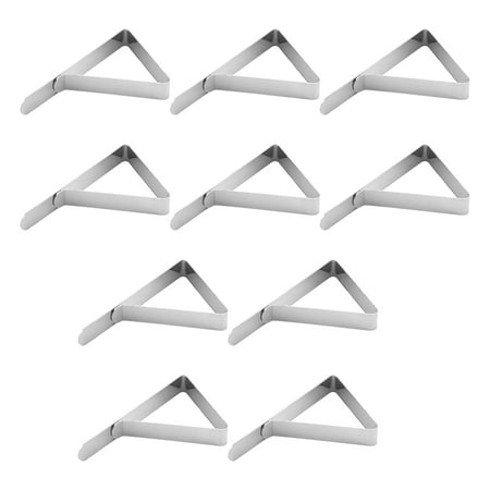 

Azhf Clearance Sale 10pcs Tablecloth Clip Stainless Steel Indoor Outdoor Heavy Duty Home Party