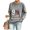 Gray, variant on Yungyresw Sweatshirt for Women 911 Memorial American Flag Raglan Long Sleeve Casual T-Shirt Vintage 25th Anniversary Twin Towers Graphic