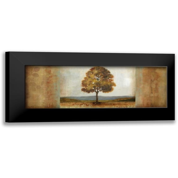 Pearce, Allison 14x7 Black Modern Framed Museum Art Print Titled - Elusive Treescape II