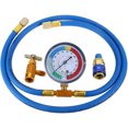 thumbnail image 1 of ARCADORA R134A Recharge Hose Kit with Gauge 59in Auto AC R12 R22 Refrigerant Charging Self Sealing Tap Easy to Use Copper Rubber, 1 of 4