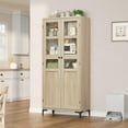 thumbnail image 2 of Yeshouse 63 Inch Tall Pantry Cabinet with Glass Doors Adjustable Storage for Kitchen, Bathroom, and More, 2 of 9