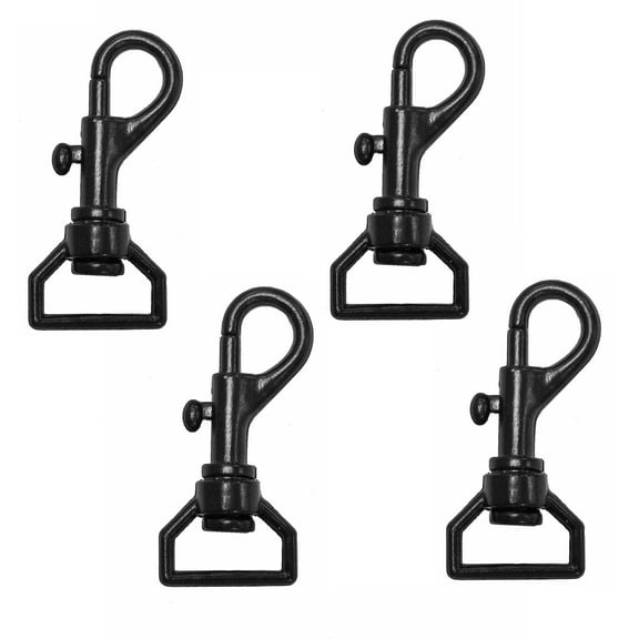 MidWest Homes for Pets Replacement Exercise Pen Swivel Snaps, Black, Pack of 4, SNAPB-4