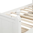 thumbnail image 5 of Monspeace Twin Size Wood Daybed with Twin Size Trundle - White, 5 of 8