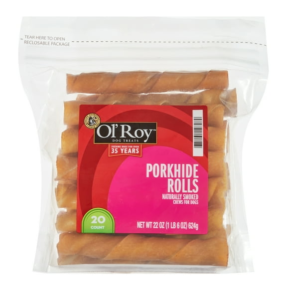 Ol' Roy Porkhide Rolls Chews for Dogs