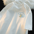 thumbnail image 3 of Cinnamoroll Sweet Cartoon Short Sleeved T-shirt for Women in Summer Y2k Sanrio Lovely Casual Tops Loose Oversize Tees Clothes, 3 of 20