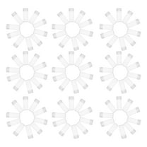 AURARMLET 100pcs Small Plastic Vials With Lids Transparent Chemical Resistant Sample Bottles For Scientists