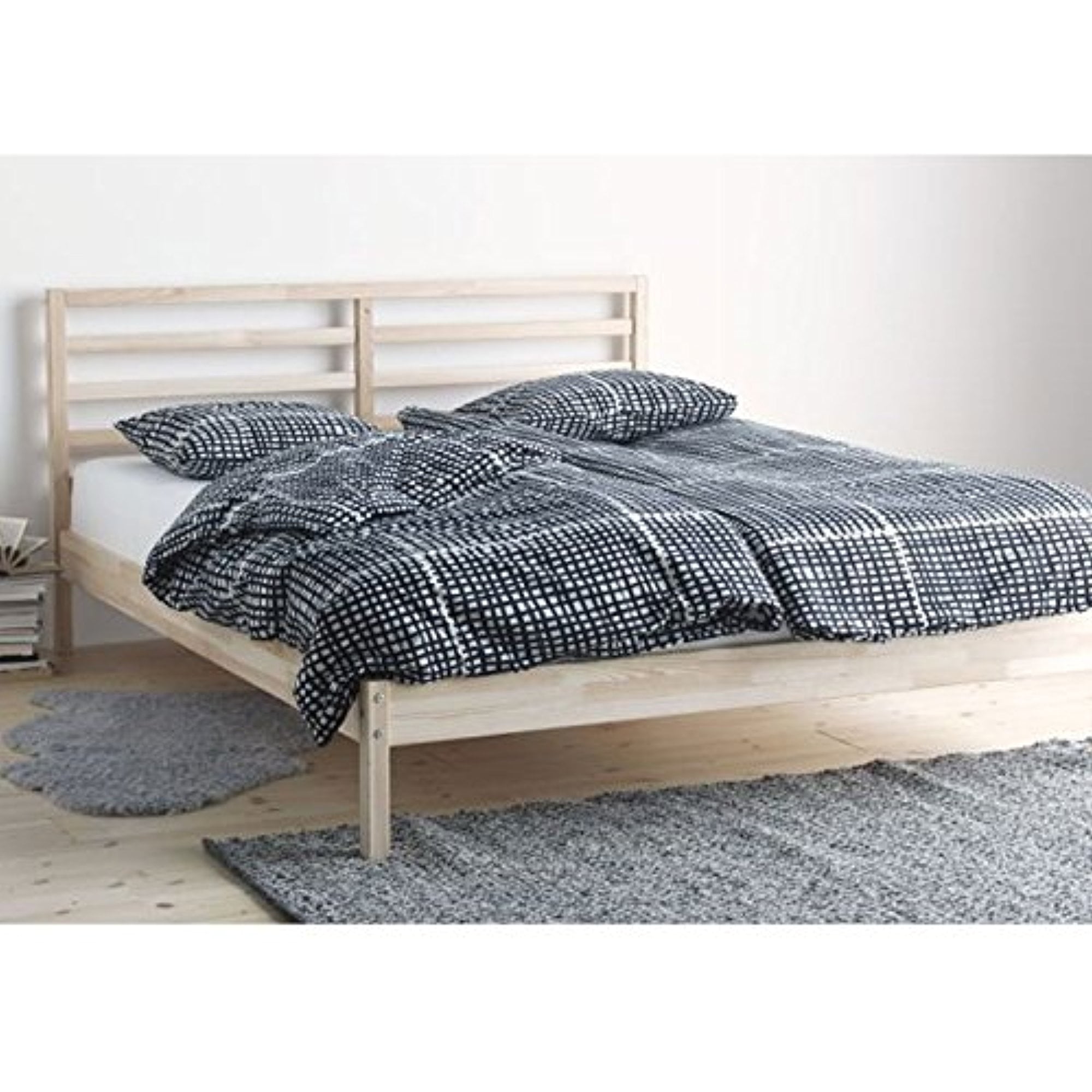 Ikea Tarva Full Size Bed Frame Solid Pine Wood Brown 183838.1125 