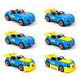 thumbnail image 5 of PicassoTiles LED Racing Cars with Toy Drill – STEM Construction Educational Race Car Toy for Kids, 5 of 8