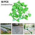 thumbnail image 3 of 50pcs 5/6/7mm Arch Frame Double Head Plastic Clip Greenhouse Film Fixing Clip, 3 of 7