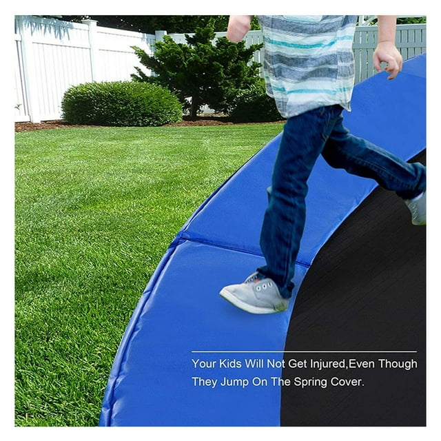 Housse de Ressort de Trampoline en PVC Résistante à l'Eau, Rembourrage Rond en Mousse, Cadre de Remplacement pour Rebond, Tapis de Saut pour Enfants, Tapis de Mise en Forme Extérieur pour Enfants 8TF