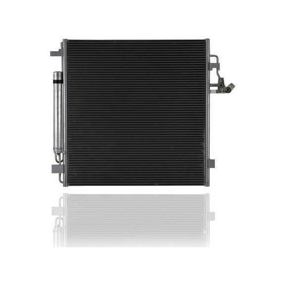 A-C Condenser - Cooling Direct Compatible/Replacement for '19-21 Ford Ranger Crew/Extended Cab - With Receiver & Dryer, Parallel Flow Construction - KB3Z19712B