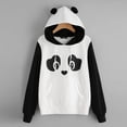 thumbnail image 2 of shqvo Hoodie for Women Quarter Button Down Hoodies Drawstring Hooded Pullover Sweatshirt with Pockets Casual Long Sleeve Tops Oversize Hoddies Fall Trendy Clothes, 2 of 6