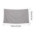 thumbnail image 3 of Girls Lightweight Sheer Chiffon Swimsuit Cover Up – Beach Sarong Wrap, Gray, One Size,Size Free Size, 3 of 8