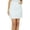 WHITE, variant on Hearts Of Palm Womens Petite Tech Stretch Pull On Skort With Elastic Waistband