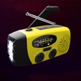 thumbnail image 4 of Equipo de radioRadio de emergencia Manivela Radio meteorológica solar 1200mAh AM / FM / NOAA Radio meteorológica de emergencia Banco de energía portátil con carga solar y manivela y batería LED Linte Irfora Equipo de radio, 4 of 7