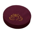 thumbnail image 2 of Round Yoga Meditation Cushion 16" Dia Zippered Cover Meditation Accessories Floor Pillow for Tea Decor Prayer Indoor Men Gifts Violet 10cm, 2 of 10