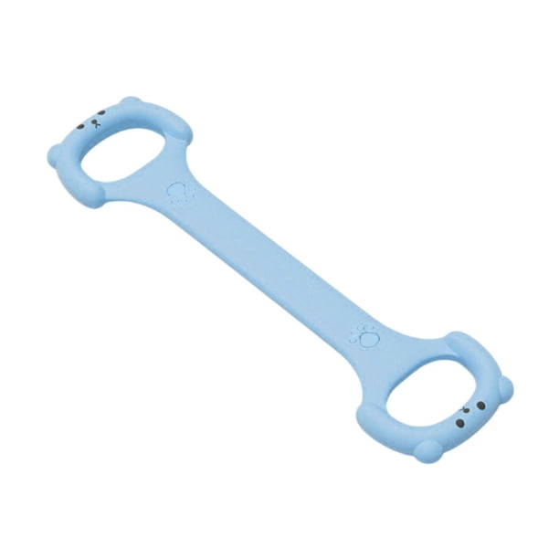 Banda de resistencia para ejercicios de brazos y hombros con figura en 8 Entrenamiento muscular Fitness Azul