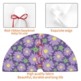 thumbnail image 4 of Yiaed Daisies Flowers Print Christmas Tree Skirt , Tree SkirtsTree Mat for Christmas Winter Holiday Indoor Decorations-48", 4 of 7