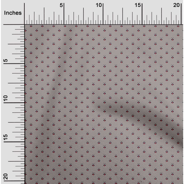 oneOone Jersey en Viscose Tissu Imprimé Cartoon Dog BTY 60 Pouces de Large