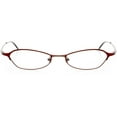 thumbnail image 4 of Hit Notion Eyewear - Geometric Oval Shape, Metal Full Rim Frame Glasses - Rose Dust, 4 of 4
