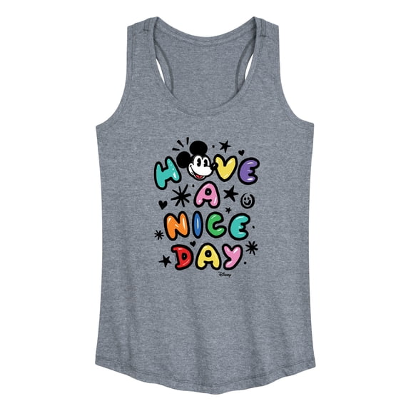 Disney - Mickey Mouse - Have A Nice Day - Women's Racerback Tank Top
