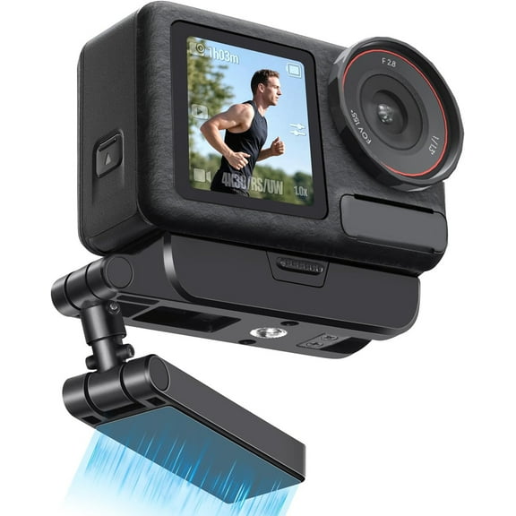 360°Adjustment Magnetic Adapter Mount for DJI Osmo Action 5 Pro/4/3, Quick Release Expansion Mount Camera Accessories Connect Tripod,Extension Pole,Vlogging, YouTube