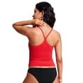 thumbnail image 2 of Top Tankini CRZ YOGA con Espalda Racer y Relleno Rojo XL, 2 of 4