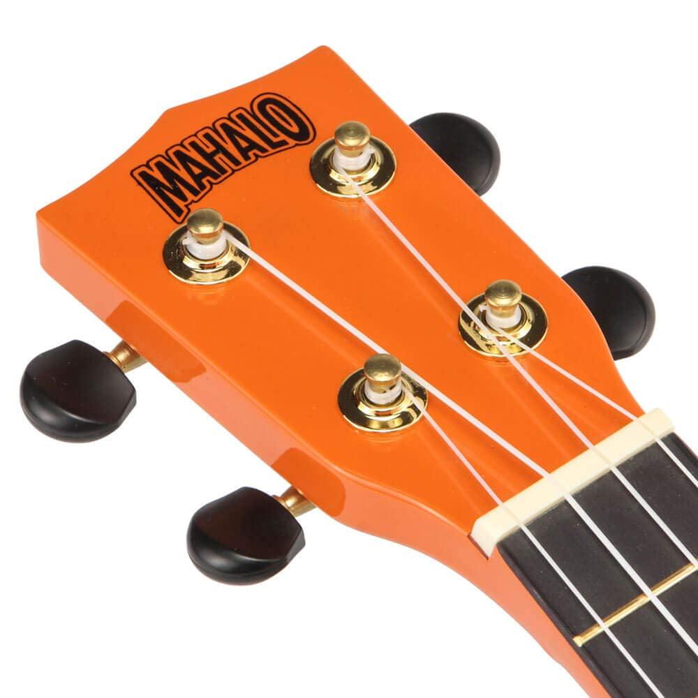 Rainbow Soprano Ukulele w/Bag Orange