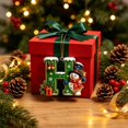 thumbnail image 4 of 26 Green Alphabet Ornaments for Christmas Tree,A-Z Letter Christmas Tree Pendant with Xmas Tree,Mini 2D Flat Hanging Decorations for Christmas Tree Party Gifts, 4 of 6
