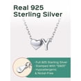 thumbnail image 5 of ChicSilver 925 Sterling Silver Necklace for Women Letter Y Necklace Dainty Initial Necklaces for, 5 of 9