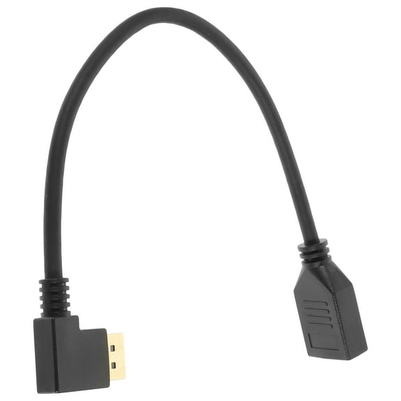 FUEENIRVA Black Display Port Extension Cable Male to Female for Pc and Gaming Monitor