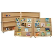 Wood Designs 14343 Folding Double Sided Book Display 48 In. H