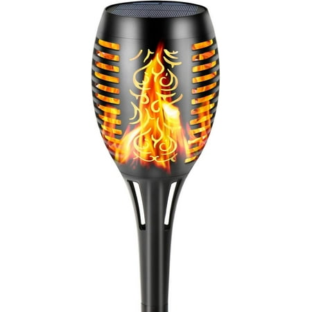 Save big on Glitnous 2 Pack Outdoor Solar Torch Lights , Waterproof Dancing Flickering Flame Torch Light,LED Outdoor Landscape Decoration Light for Garden Patio Pathway Yard Wedding Party,Auto On/Off Dusk to Dawn! 2 Solar Torch Lights Solar Lights Outdoor with Flickering Flame Waterproof Solar Garden Lights Flame Torches for Outside Patio Pathway Yard Decorations-1Pack