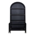 thumbnail image 2 of Moe's Home Collection Wilde Display Cabinet Black Wood Cabinets & Storage, 2 of 5