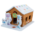 thumbnail image 2 of Holiday Time 9" Brown Gingerbread House Foam Craft Kit, Party Favors, 2 of 6