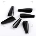 thumbnail image 2 of Prensa extra larga en las uñas Coffin Purple Fake Nails Ballerina Glossy Full Cover Uñas artificiales para mujeres y niñas 24 piezas Xemadio HMHZ199-1, 2 of 6