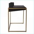 thumbnail image 4 of Desks | Modern Flip-Top Storage Desk | Spacious Tabletop | Black | MDF, 4 of 7