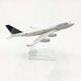 thumbnail image 5 of Retro and Elegant United Airlines B747 Airplane Model Stylish Decorative Piece for Aviation Collectors, with Display Stand, 5 of 8